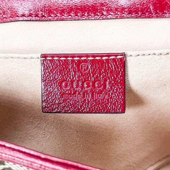 Gucci GG Marmont Diagonal Matelassé Original GG Canvas Mini Cross Body Bag - Picture 7 of 9